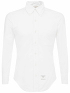 THOM BROWNE - Grosgrain Cotton Oxford Shirt