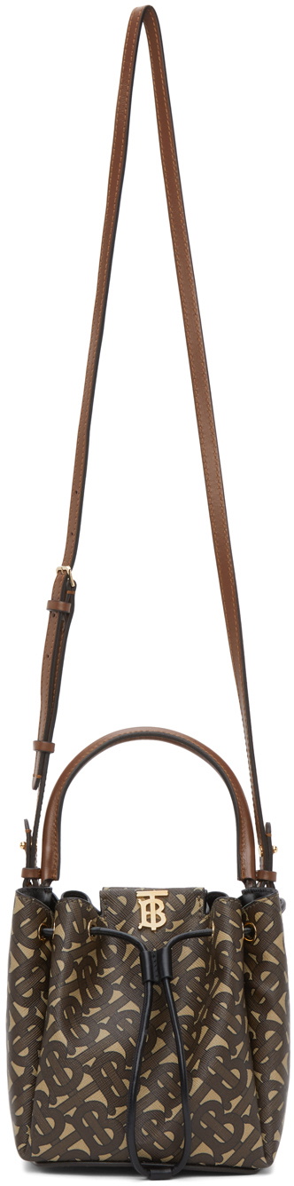 Burberry Brown TB Monogram Bucket Bag Burberry