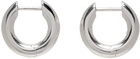 All Blues Silver Almost Earrings