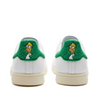 Adidas Stan Smith 'Homer Simpson' Sneakers in White/Green/Cream White