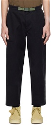 Dime Black Belted Trousers