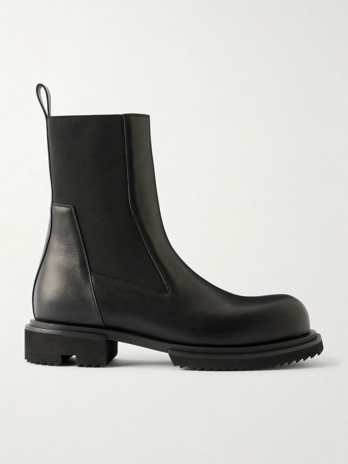 Rick Owens - Beatle Leather Chelsea Boots - Black