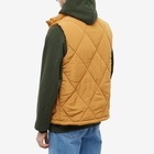 Foret Men's Glacier Puffer Vest in Rubber