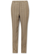 FENDI - Logo-Print Woven Trousers - Neutrals