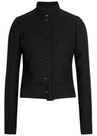Courrèges Belted Tweed Jacket Black