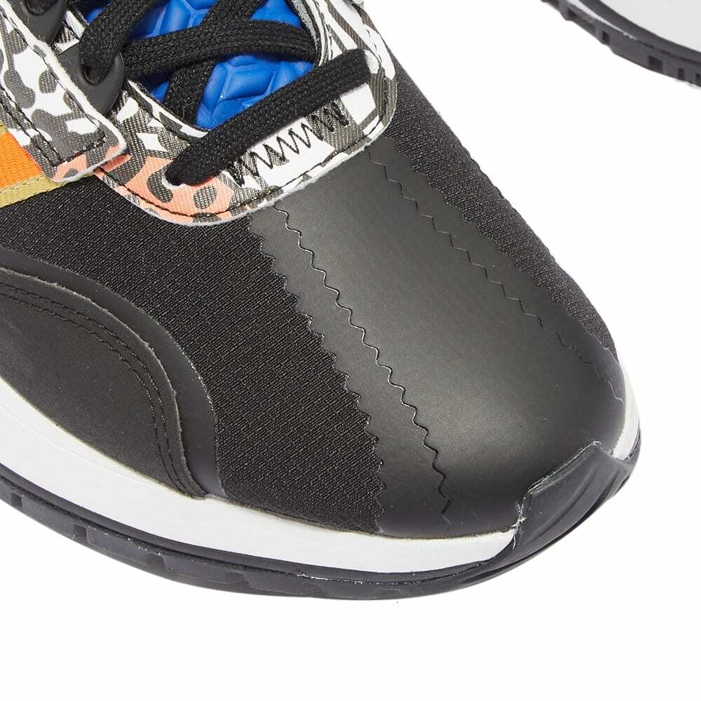 Adidas Women's Valerance W Sneakers in Core Black/Orange/Blue adidas