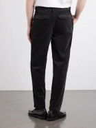 Barena - Straight-Leg Pleated Courduroy Trousers - Brown