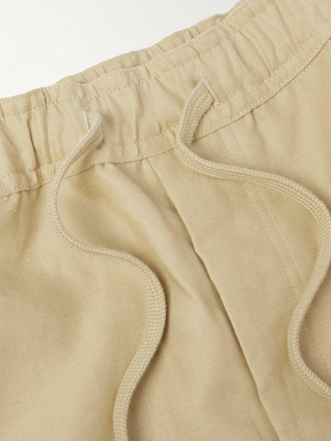 Derek Rose - Sydney 1 Straight-Leg Linen Drawstring Shorts - Neutrals