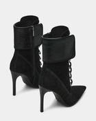 Steve Madden Morals Booties in Black Nubuck