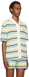 Casablanca Multicolor Wavy Bouclé Shirt