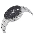 Movado Sapphire Chronograph Quartz Black Dial Mens Watch 0607239