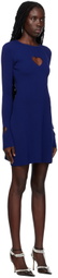 MACH & MACH Navy Heart Minidress