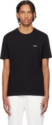Hugo Black Logo-Print Cotton Jersey T-shirt