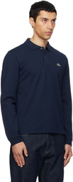 Lacoste Navy Classic Fit Long Sleeve L.12.12 Polo