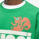 Gucci Men's Animal Logo Crew Sweat in Green