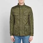 Barbour Men's International Ariel Polarquilt Jacket in Olive