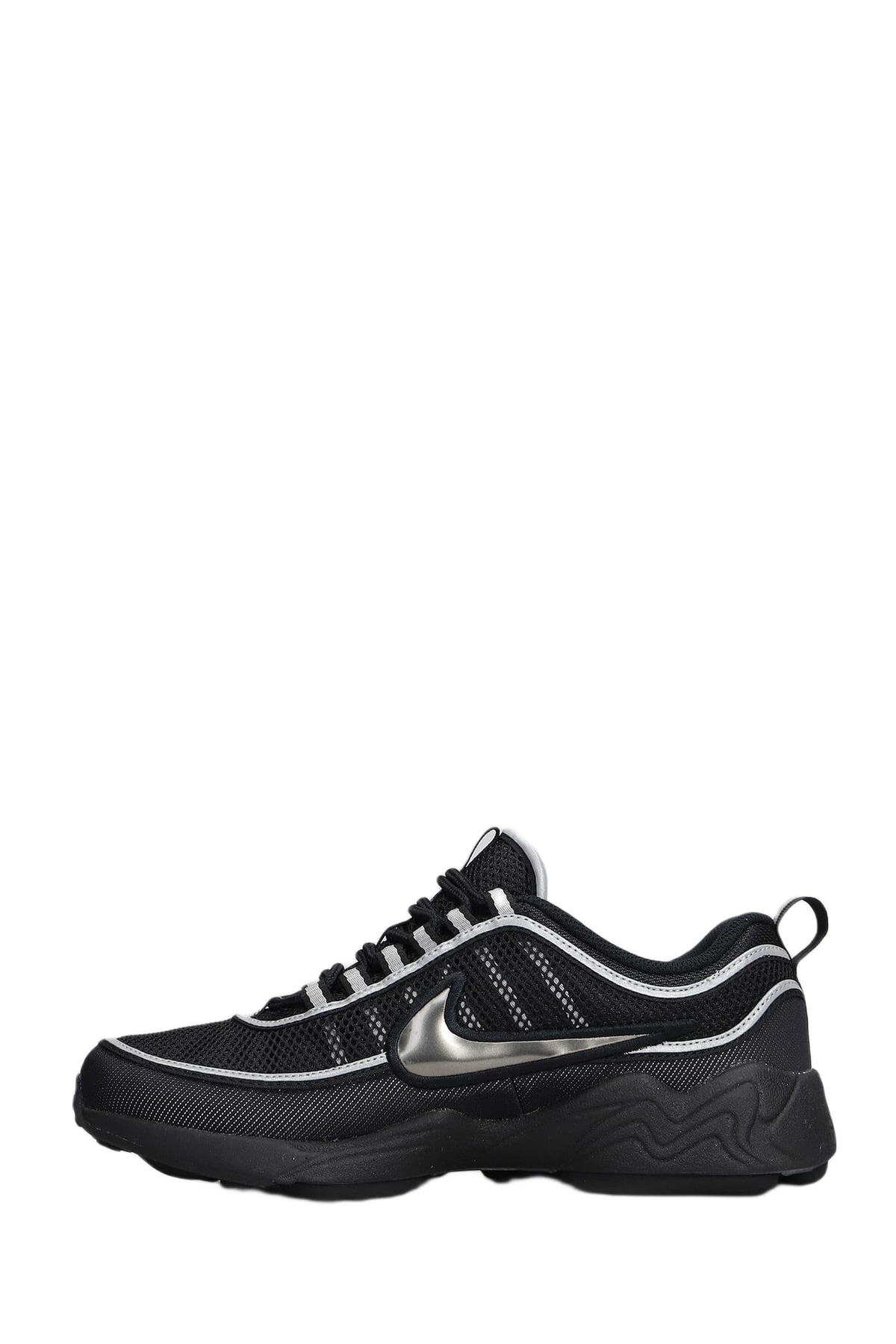 Nike Air Zoom Spiridon Sneakers In Black Leather And Fabric