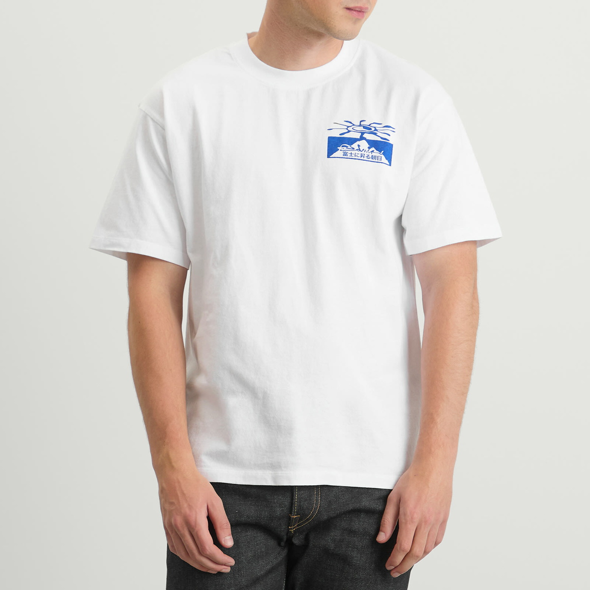 Edwin Men's Mount Fuji Dusk T-Shirt in White