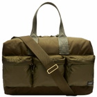 Porter-Yoshida & Co. Force 2-Way Duffle Bag in Olive Drab 