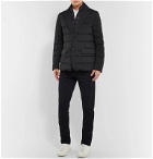 Moncler - Slim-Fit Quilted Stretch-Shell Down Jacket - Blue