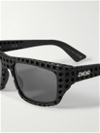 Dior Eyewear - Dior3D S1I Square-Frame Textured-Acetate Sunglasses