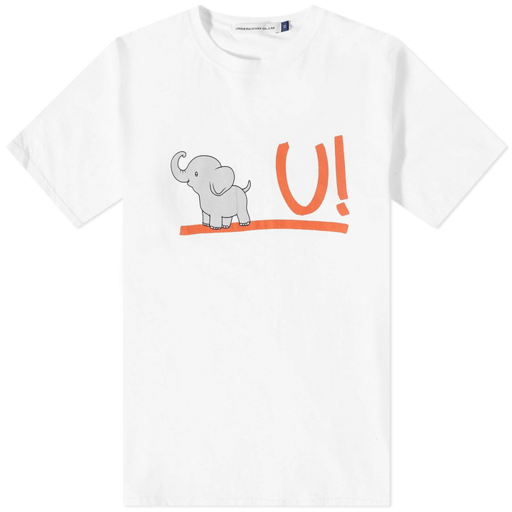 Photo: Undercover Men's Elephant T-Shirt in White