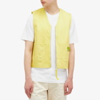 Acne Studios Men's Ohada Canvas Vest in Dusty Yellow