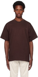 adidas Originals Brown Embroidered T-Shirt