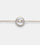 Pomellato Pom Pom Dot 18kt rose gold chain bracelet with gemstones
