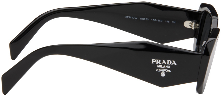 Prada Sunglasses Men's SPR-01W 03L-5S0 Black-Yellow/Dark Grey Lens  53-24-150mm | EyeSpecs.com