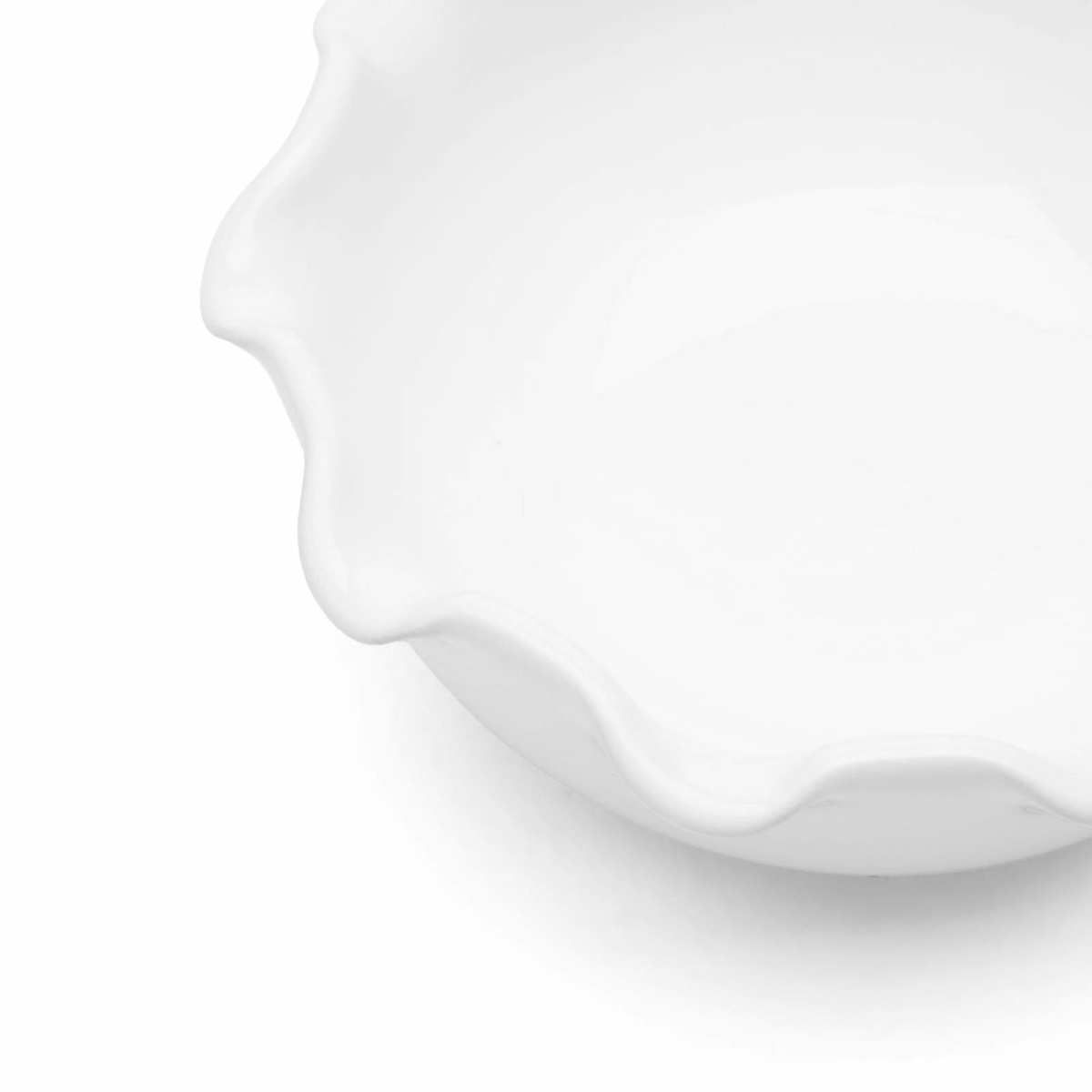 The Conran Shop Puglia Scalloped Small Bowl in White 