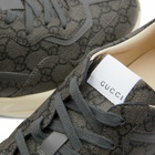 Gucci Men's Rhyton GG Supreme Sneakers in Grey Black