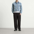 Unlikely Dry Goods Men's Time Travel Denim Trucker Jacket in 1977 Wash