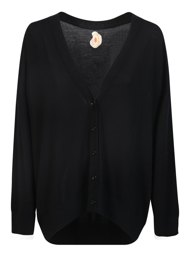 Photo: Jardin des Orangers Black Merino Wool Cardigan