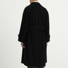 Auralee Men's Mosser Soutien Collar Coat in Black