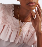 Chloé Chloé embellished pendant necklace