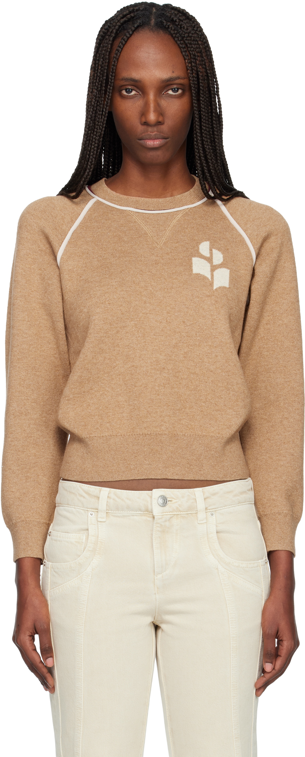Isabel Marant Etoile Beige Axelle Sweater Isabel Marant Etoile
