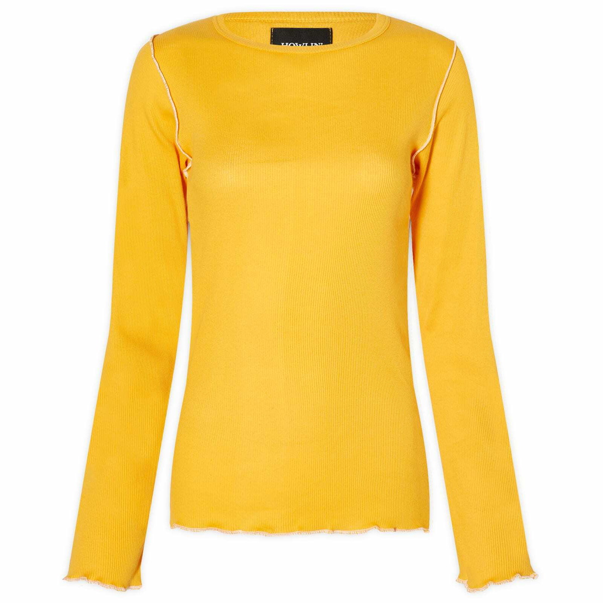 Howlin by Morrison Women's Howlin' High Score Long Sleeve T-Shirt in Yellow Gold