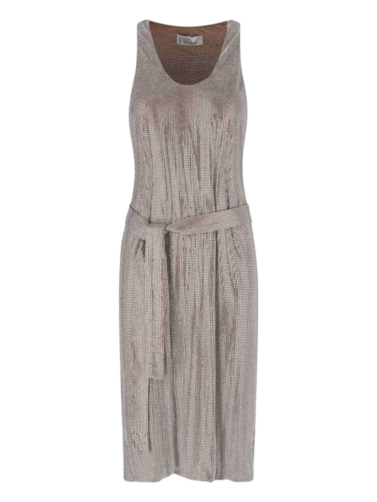 Giuseppe di Morabito Midi Dress With Rhinestones