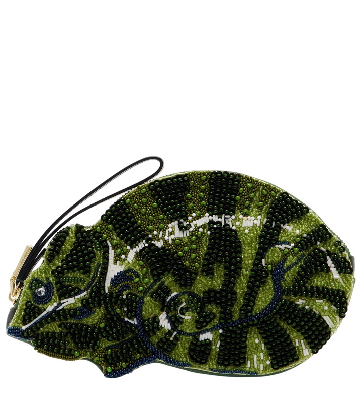 Photo: Alémais Chameleon Small beaded clutch