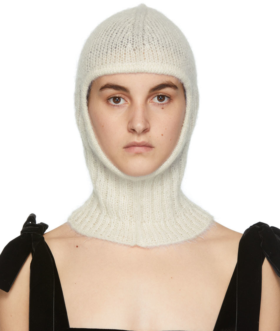 Cecilie Bahnsen OffWhite Gaia Balaclava Cecilie Bahnsen