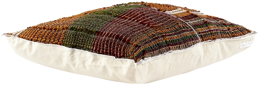 Luna Del Pinal Multicolor Mixed Lines Floor Cushion Cover