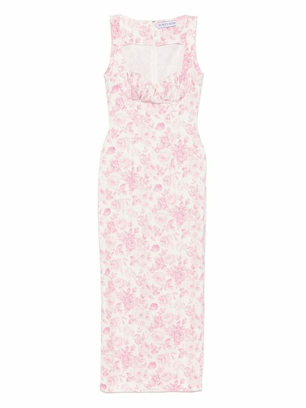 Photo: Rowen Rose Rose-Print Maxi Dress