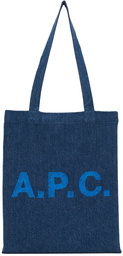 A.P.C. Denim Lou Tote Bag