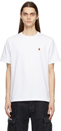 BAPE White Head One Point T-Shirt