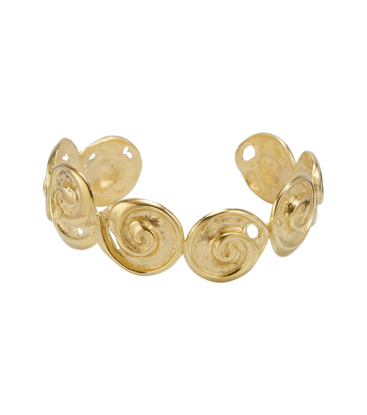 Photo: Ysso Cote 24kt gold-plated cuff bracelet