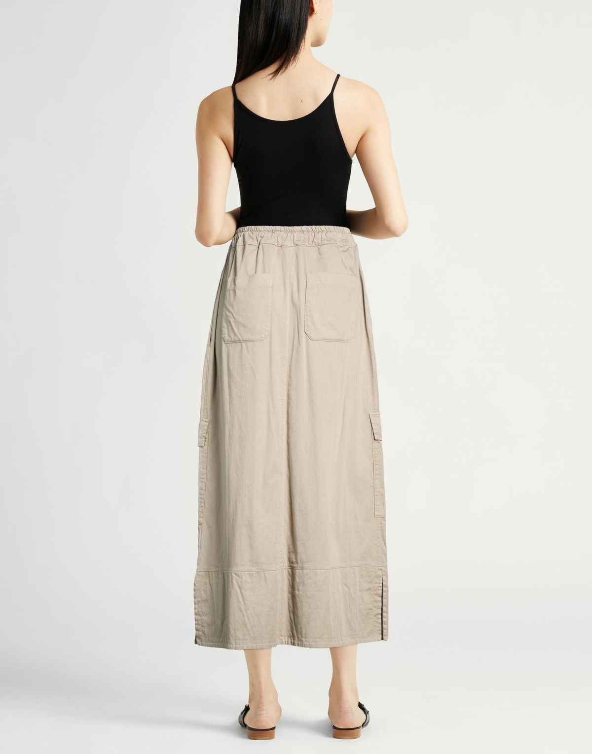 Crossley Womens Maxi skirt Taupe