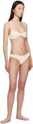 Haight Off-White Adjustable Ribbed Monica & Ribbed Basic Bikini