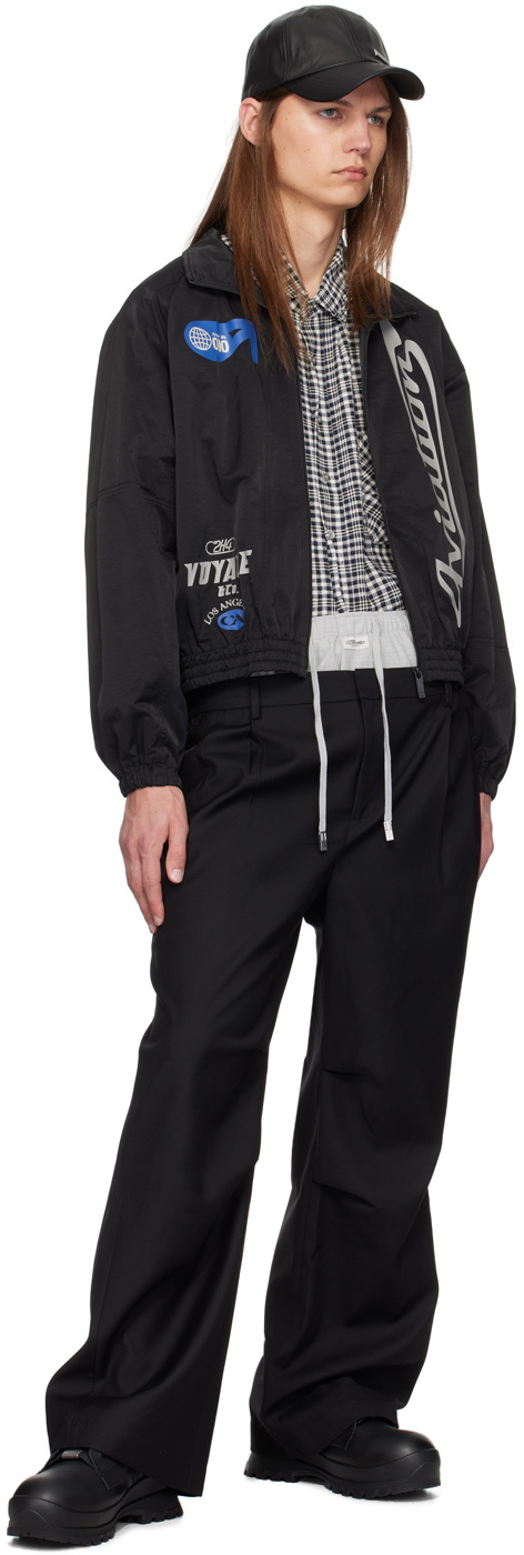 C2H4 Black Asymmetry Track Jacket