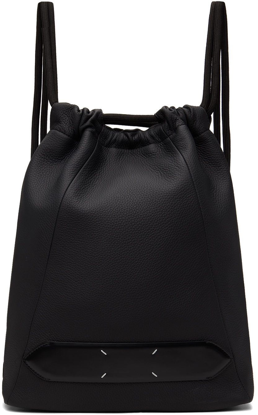 Photo: Maison Margiela Black Soft 5AC Drawstring Backpack